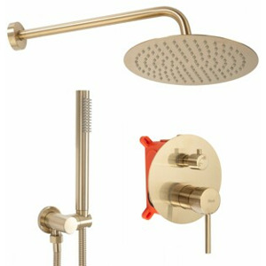 Sprchový set podomítkový Rea Lungo + box zlatý