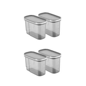 Hermia Sada kuchyňských dóz Kirdos 4 kusy šedá