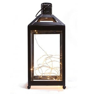 DecoKing LED lucerna LATERN OLD COLLECTIONS černá