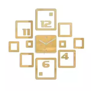 ModernClock 3D nalepovací hodiny Otto zlaté