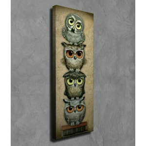 Hanah Home Obraz Sovy 30x80 cm