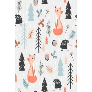 Conceptum Hypnose Dětský koberec Lesní zvěř 100x150 cm vícebarevný