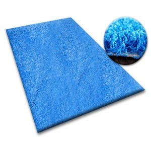 Dywany Lusczow Kusový koberec SHAGGY Izebelie 5cm modrý, velikost 100x150