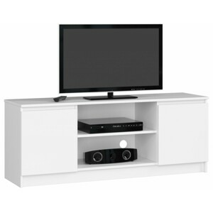 Ak furniture TV stolek Tonon 140 cm bílý