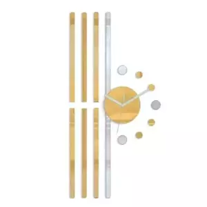 ModernClock 3D nalepovací hodiny Line zlaté