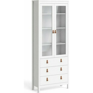 Tvilum Vitrína Realty 78 cm bílá