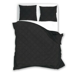 Faro Povlečení z mikrovlákna SATYN 005 160x200 cm + 2x 70x80 cm černé
