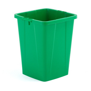 Koš na tříděný odpad OLIVER, 90 l, zelený