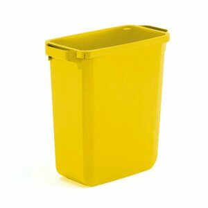 Koš na tříděný odpad OLIVER, 60 l, žlutý