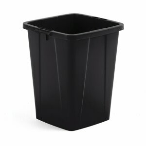Koš na tříděný odpad OLIVER, 90 l, černý