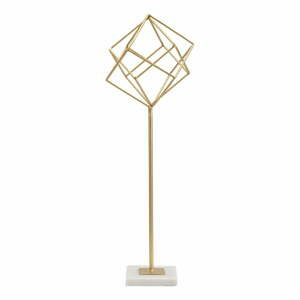 Soška ve zlatém dekoru Mauro Ferretti Cube