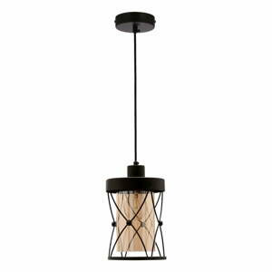 Černé závěsné svítidlo ø 15 cm Agar – Candellux Lighting