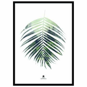 Obraz 50x70 cm Palm Leaf – Malerifabrikken