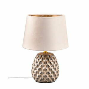Béžová stolní lampa (výška 27 cm) Ariana – Trio