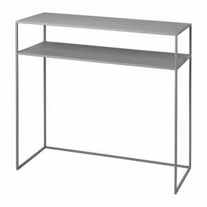 Světle šedý kovový konzolový stolek 35x85 cm Fera – Blomus