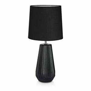 Černá stolní lampa Markslöjd Nicci, ø 19 cm