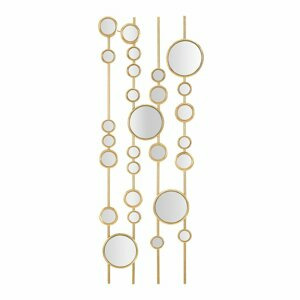 Kovová nástěnná dekorace 35.5x90 cm Small Mirros - Mauro Ferretti