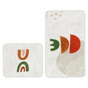 Béžové koupelnové předložky v sadě 2 ks 60x100 cm – Mila Home