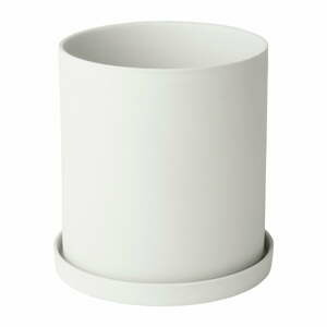 Bílý porcelánový květináč Blomus Nona