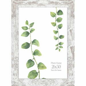 Světle šedý nástěnný rámeček Styler Narvik, 27 x 36 cm