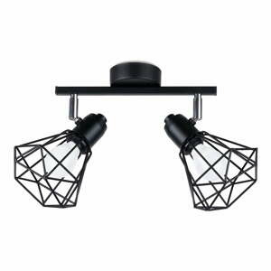 Černé stropní svítidlo ø 10 cm Varpu – Nice Lamps