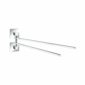 Samodržící dvojitá tyč na ručníky Wenko Quadro