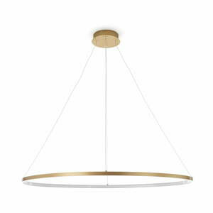 Závěsné svítidlo ve zlaté barvě Tomasucci Oval Ring, výška 92 cm