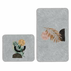 Šedé koupelnové předložky v sadě 2 ks 60x100 cm – Mila Home