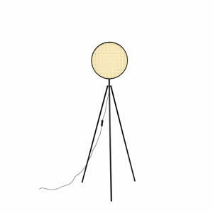 Béžovo-černá stojací lampa Zuiver Sien