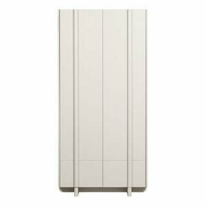 Krémová modulární skříňka z borovicového dřeva 101x210 cm Basu – WOOOD