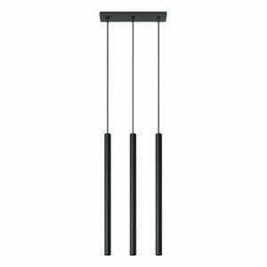 Černé závěsné svítidlo Nice Lamps Fideus, délka 30 cm