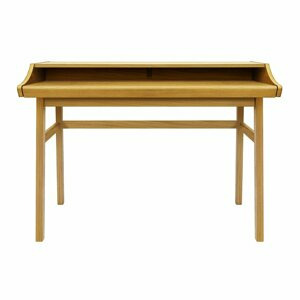 Pracovní stůl v dekoru dubu se sekretářem 44x115 cm Carteret – Woodman