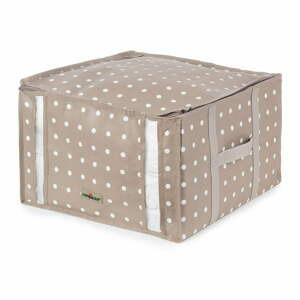 Světle hnědý úložný box na oblečení Compactor Rivoli, 42 x 40 cm