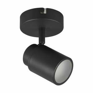 Matně černé kovové bodové svítidlo 10x9 cm Angelo – Trio