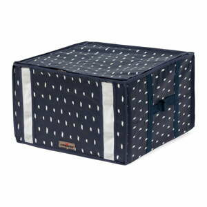 Černý vakuový úložný box na oblečení Compactor Kasuri, 125 l