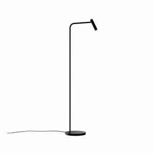 Černá stojací lampa SULION Alexia, výška 148 cm