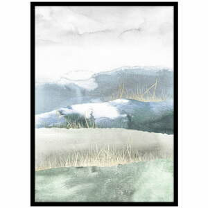 Obraz 50x70 cm Green Land – Malerifabrikken