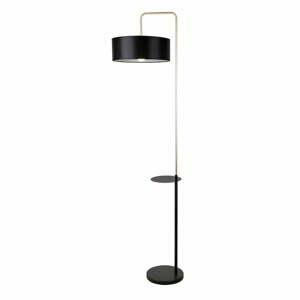 Černá stojací lampa (výška 172 cm) Impact – Candellux Lighting