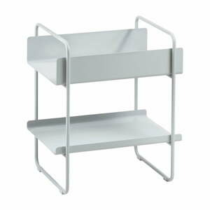 Světle šedý kovový konzolový stolek 36x48 cm A-Console – Zone