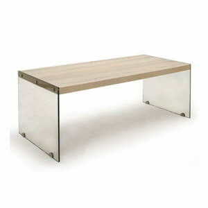 Konferenční stolek s deskou v dubovém dekoru v přírodní barvě 55x110 cm Nancy – Tomasucci