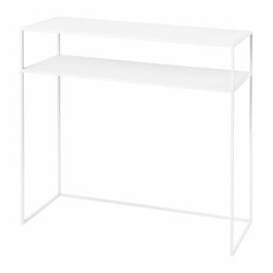 Bílý kovový konzolový stolek 35x85 cm Fera – Blomus