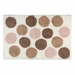 Hnědá/béžová koupelnová předložka z bio bavlny 60x90 cm Tibet – Wenko