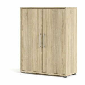 Modulární knihovna v dekoru dubu v přírodní barvě 89x113 cm Prima – Tvilum