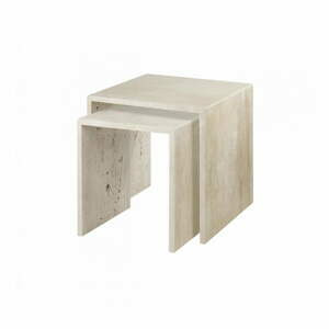 Kamenné odkládací stolky v sadě 2 ks 45x45 cm VARU – Blomus