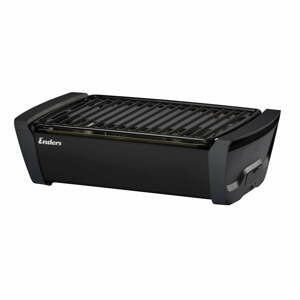 Černý gril na dřevěné uhlí Aurora