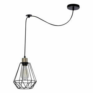 Černé kovové závěsné svítidlo 100x19 cm Primo – Candellux Lighting