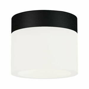 Černé stropní svítidlo SULION Congo, ø 10 cm