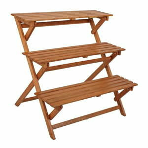 Stojan na květináče z eukalyptového dřeva Garden Pleasure Ordeble