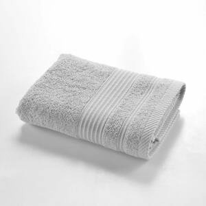 Světle šedý froté bavlněný ručník 50x90 cm Tendresse – douceur d'intérieur