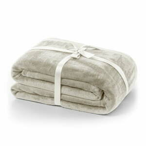 Krémová deka z mikrovlákna DecoKing Mic, 150 x 200 cm